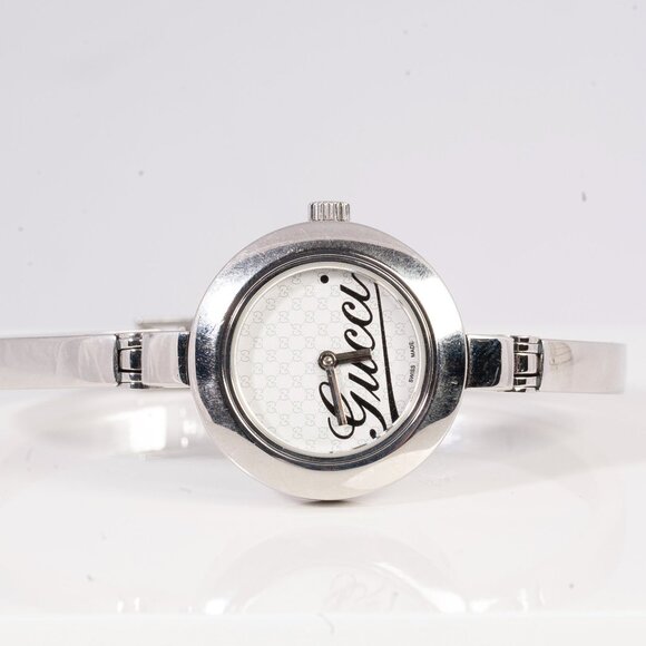 Authentic Ladies Gucci Stainless Steel 25mm 105 Series Quartz Watch - Picture 2 of 5